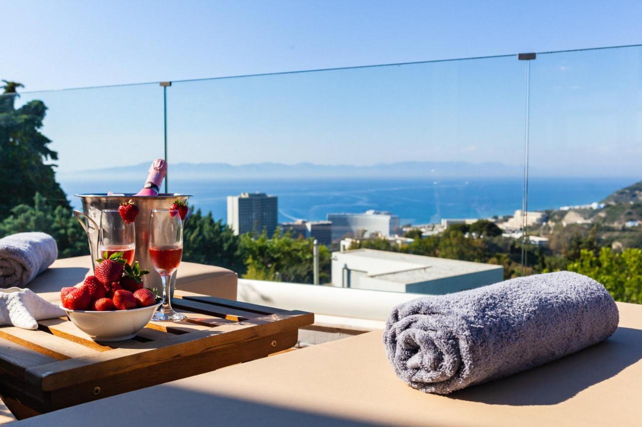 Apartamento Flyviewflatsgold Privatehottub With Seaview Ixia  Exterior foto