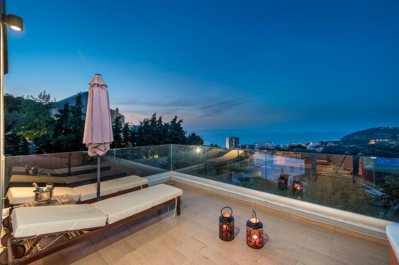 Apartamento Flyviewflatsgold Privatehottub With Seaview Ixia  Exterior foto