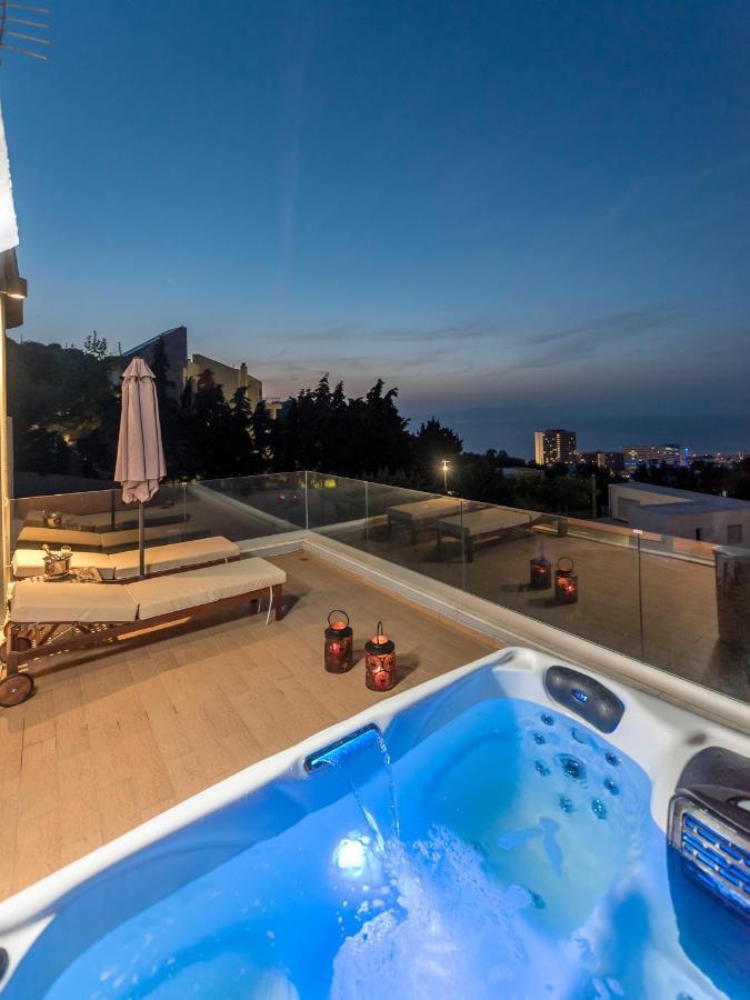 Apartamento Flyviewflatsgold Privatehottub With Seaview Ixia  Exterior foto